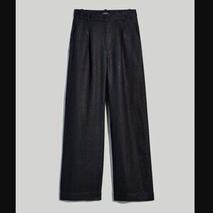 Madewell Petite Harlow Linen Wide-Leg Pant